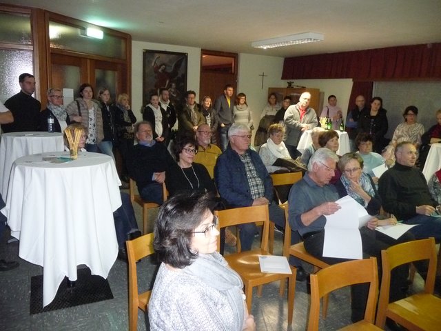 Der Pfarrsaal Hinterberg füllte sich, als die ÖVP Leoben einen Infoabend bezüglich Neuerungen im Leobener Stadtteil veranstaltete.
