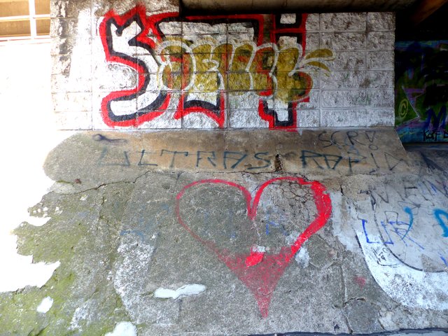 Graffitys  begleiten mich
