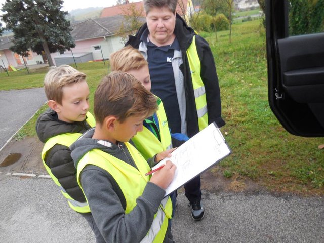 Die Schüler lernten wichtige Dinge im Bereich der Verkehrssicherheit.
