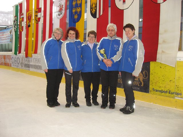 Anna Mayer, Gerlinde Pumberger, Anni Schwendtner, Erni Leeb und Maria Steinbinder.
 | Foto: ESV Union Mehrnbach
