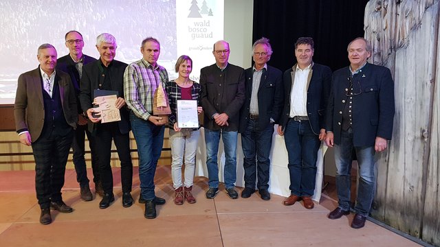 Verleihung des Alpinen Schutzwaldpreises in Klosters | Foto: VLK/Thomas Ölz