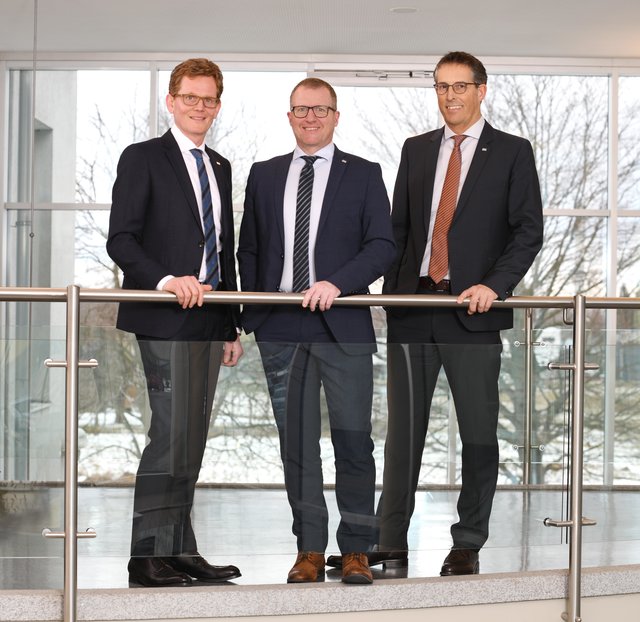 Bernhard Egert, Stefan Graf und Michael Bauer