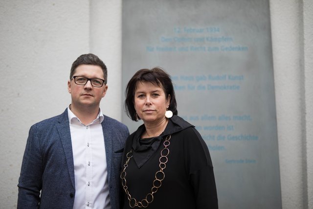 Landtagsabgeordneter Michael Lindner und Landesparteivorsitzende Birgit Gerstorfer. | Foto: SPÖ OÖ