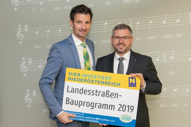 LA Bgm. René Lobner und LR Ludwig Schleritzko