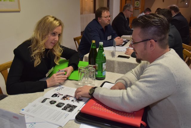 Insgesamt wurden für den Abend 230 Gespräche arrangiert,