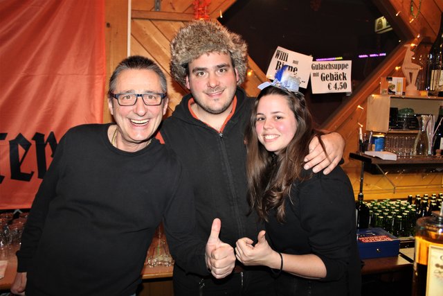 Franz und Stefan Gutschi mit Anna Lackner (von links) | Foto: Teferle (24)
