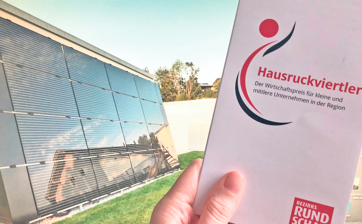 Der Wirtschaftspreis "Hausruckviertler" wird für Klein- und Mittelbetriebe verliehen – Muggenhumer Energiesysteme (hinten) ist einer der Nominierten.