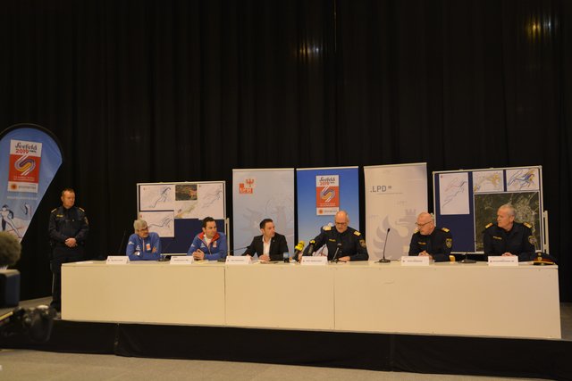Erste Pressekonferenz in der umgebauten WM-Halle.