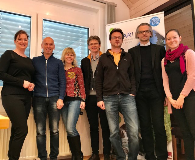 Birgit Kuhn-Veratschnig, Heribert Kulmesch, Sonya Feinig, Albin Ramšak, Erich Ebner, Gerhard Kopeinig, Manja Kampuš (v.l.) | Foto: Carnica Rosental