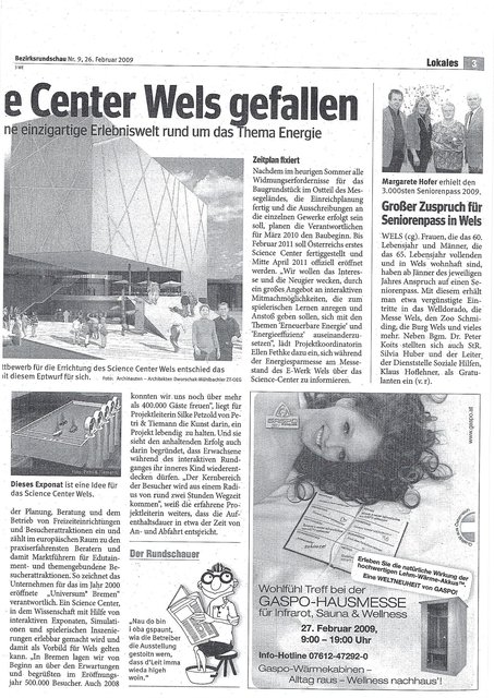 Unser Originalbericht zum Welser WELIOS | Foto: BRS