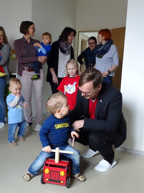 Den Kindern wird viel Platz zum Spielen geboten.