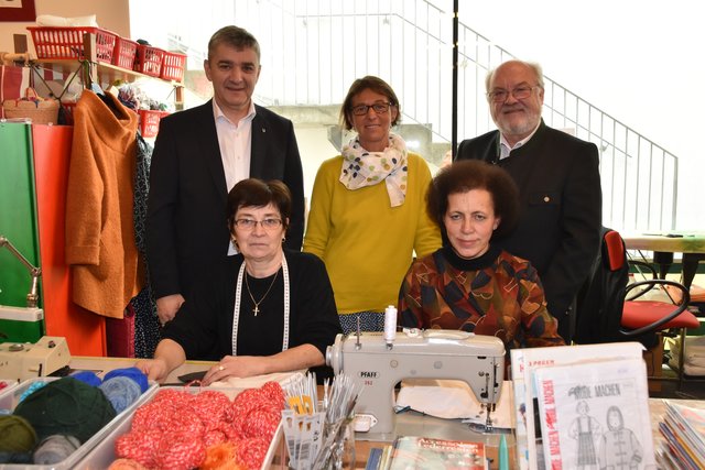 Geschäftsführerin Ingrid Kornberger (Mitte) mit Walter Temmel (links) und Gerhard Pongracz von der LEADER-Förderplattform "Südburgenland plus".
