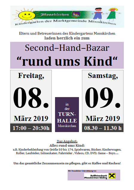 Für Kuchen und Kaffee wird beim Second-Hand-Basar ebenfalls gesorgt.