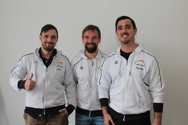Die Trainer Lothar Rangger, Stefan Reitinger und Christian Stoiber.