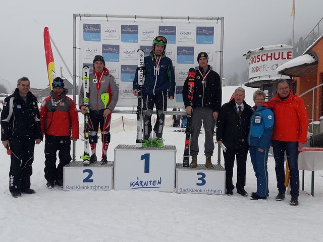 Gabriel Nairz aus Zams holte sich beim Slalom der österreichischen Jugendmeisterschaften in Bad Kleinkirchheim die Bronzene Medaille.