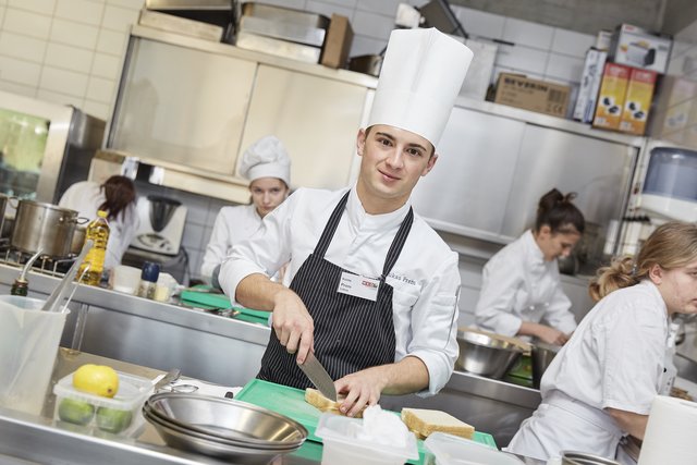 Lukas Prem gewann den steirischen Lehrlingswettbewerb in der Disziplin "Küche". | Foto: Barbara Majcan