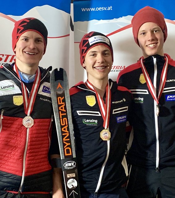 ÖM-Sprint (v. li.): Christian Seidl, Andreas Mayer, Paul Vernjak. | Foto: M. Mayer