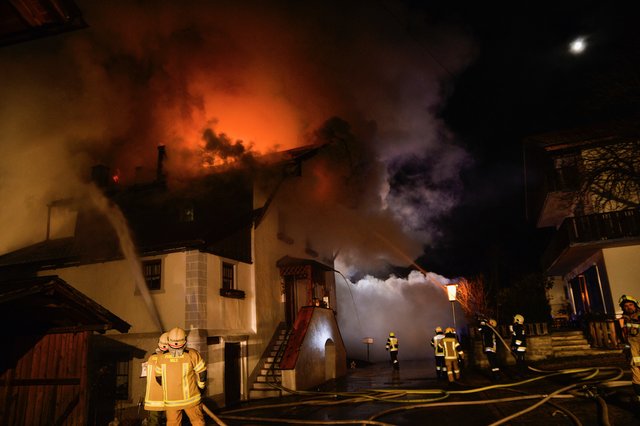 17.587 Einsätze, darunter auch Großbrände, wurden von den Tiroler Feuerwehren 2018 bewältigt.