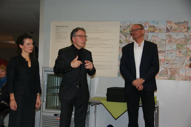 Mia und Elmar Peintner mit Anton Mattle (v.l.).