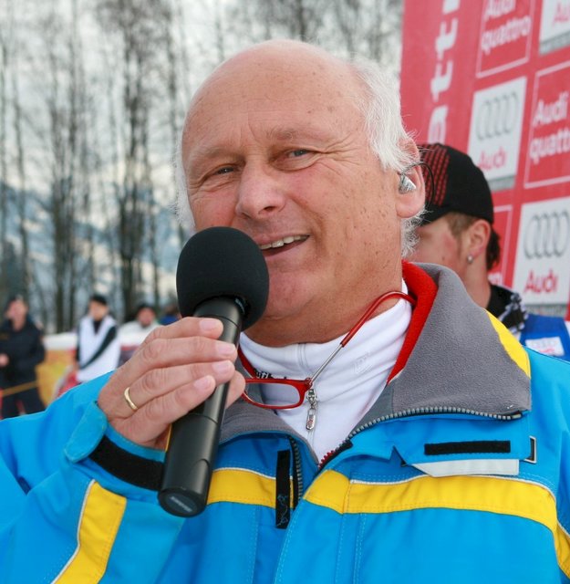 In seinem Element: als Hahnenkammsprecher. | Foto: K.S.C: