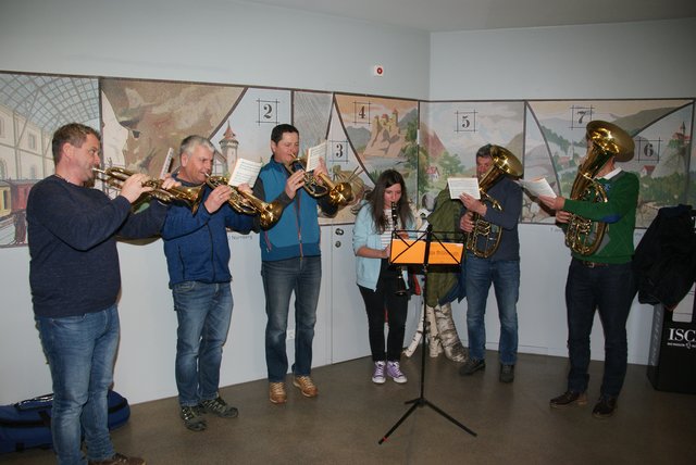 Bläsergruppe der MK Galtür sorgte für die musikalische Umrahmung.