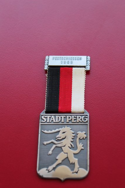 Medaille vom Fest- und Freischießen anlässlich der Stadterhebung 1969 | Foto: Plank