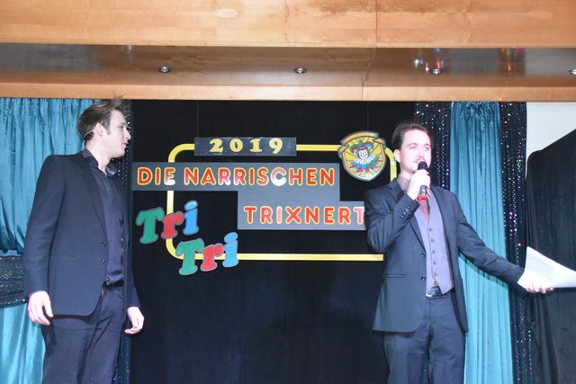 Thomas Rabl als 'Rudi Carrell' und Stefan Slamanig als 'Peter Alexander'