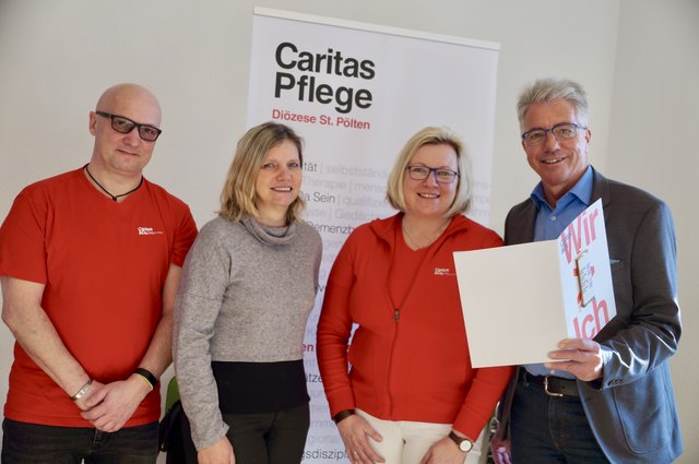 Markus Speiser, Andrea reiter, Bettina Salzger und Johannes Hofmarcher