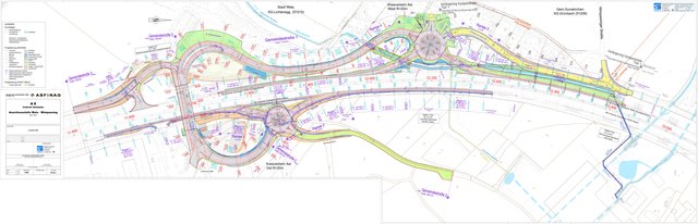 Der Lageplan der Autobahnauffahrt im Welser Stadtteil Wimpassing.  | Foto: Stadt Wels
