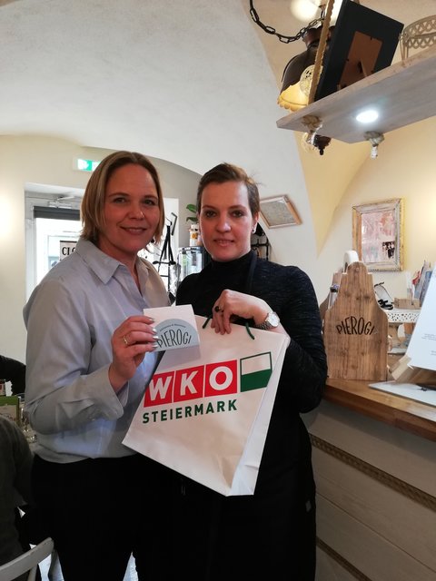 Vorsitzende Jasmina Gutleben mit Adrianna Dynkowska | Foto: WKO