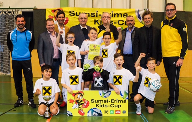 Das erfolgreiche Team: Elias Welzel , Erfan Idokhel , Amar Tadzic, Gabriel Prem, Oskar Fath, Jakob Neumann, Philipp Schiener, Simon Riedel