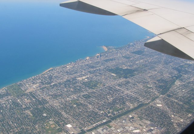 Anflug auf Chicago