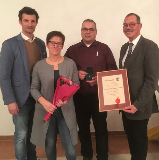 ÖVP Obleute aus Bad Pirawarth, LA Lobner und Bürgermeister Jantschitsch. | Foto: ÖVP/Ebner