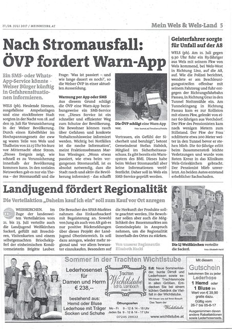 Unser Originalbericht zum Stromausfall in Wels und Thalheim.  | Foto: BRS