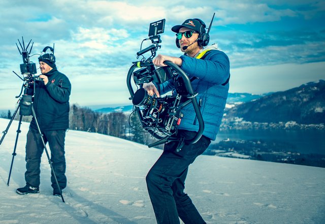 René Kiefer und Thomas Kreuzberger sind mit ihrem Equipment zur Stelle, wenn es um spektakuläre Bilder geht. | Foto: FREUNDDERBERGE.com