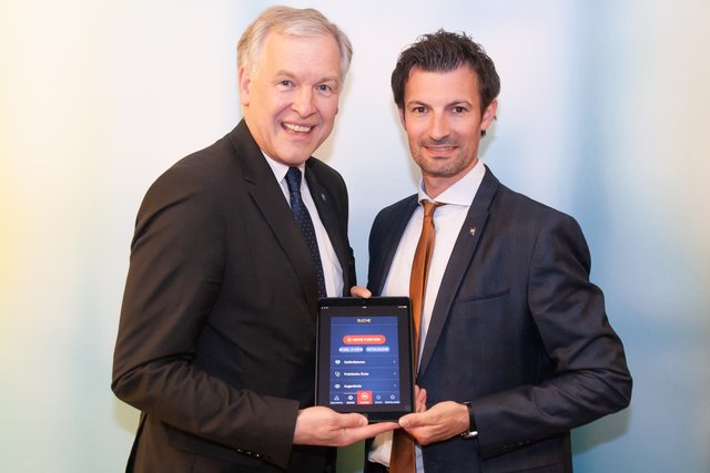 Landesrat Martin Eichtinger und Landtagsabgeordneter René Lobner. | Foto: ÖVP