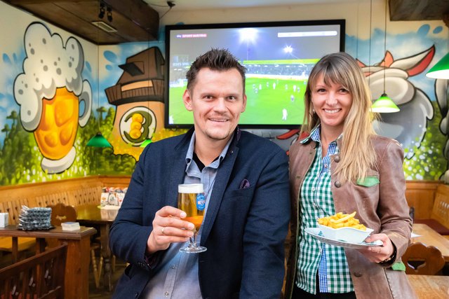 Die "jungen Kugeln" D. und T. Stangl sind startklar. | Foto: Konstantinov