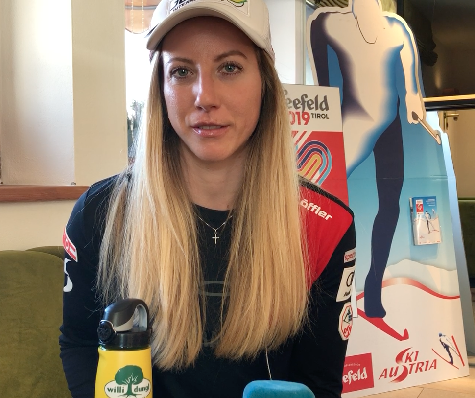 Österreichs Medaillenhoffnung Teresa Stadlober hofft auf rasche Genesung.