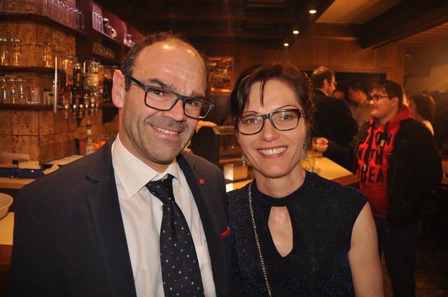 Manfred Jesch und Sabine Trojar.