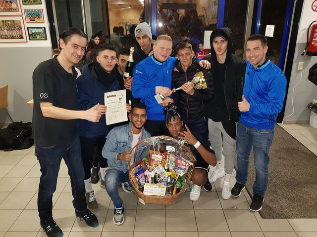 Der "HC Multikulti018" aus Weiz siegte beim diesjährigen Hobbyfußballturnier des "FC Uns" | Foto: Christian Grabner