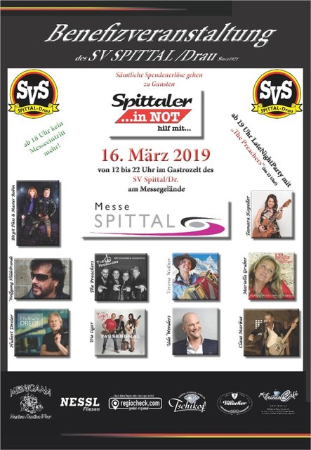 Mit diesem Plakat wird für die Benefizveranstaltung gveworben | Foto: kk