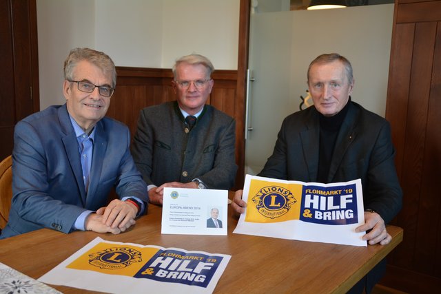 Die Mitglieder des Lions Clubs laden zum Flohmarkt.