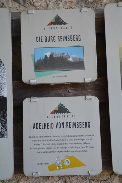 Schneeschuh-Wanderung mit Regionauten: Interessante Infos über die Burgruine Reinsberg. | Foto: Roland Mayr