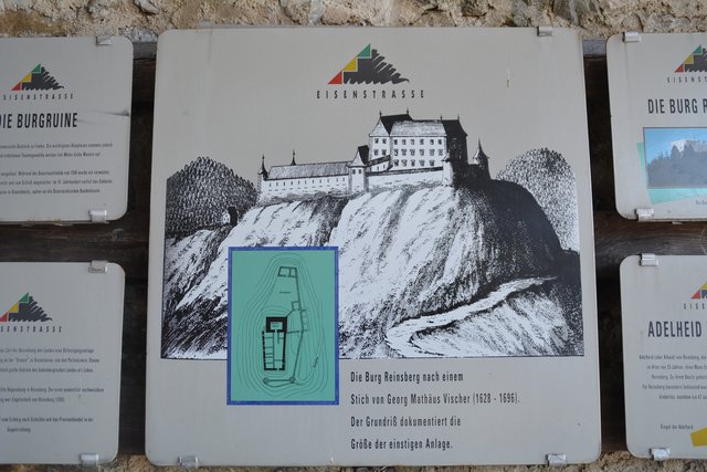 Schneeschuh-Wanderung mit Regionauten: Interessante Infos über die Burgruine Reinsberg. | Foto: Roland Mayr