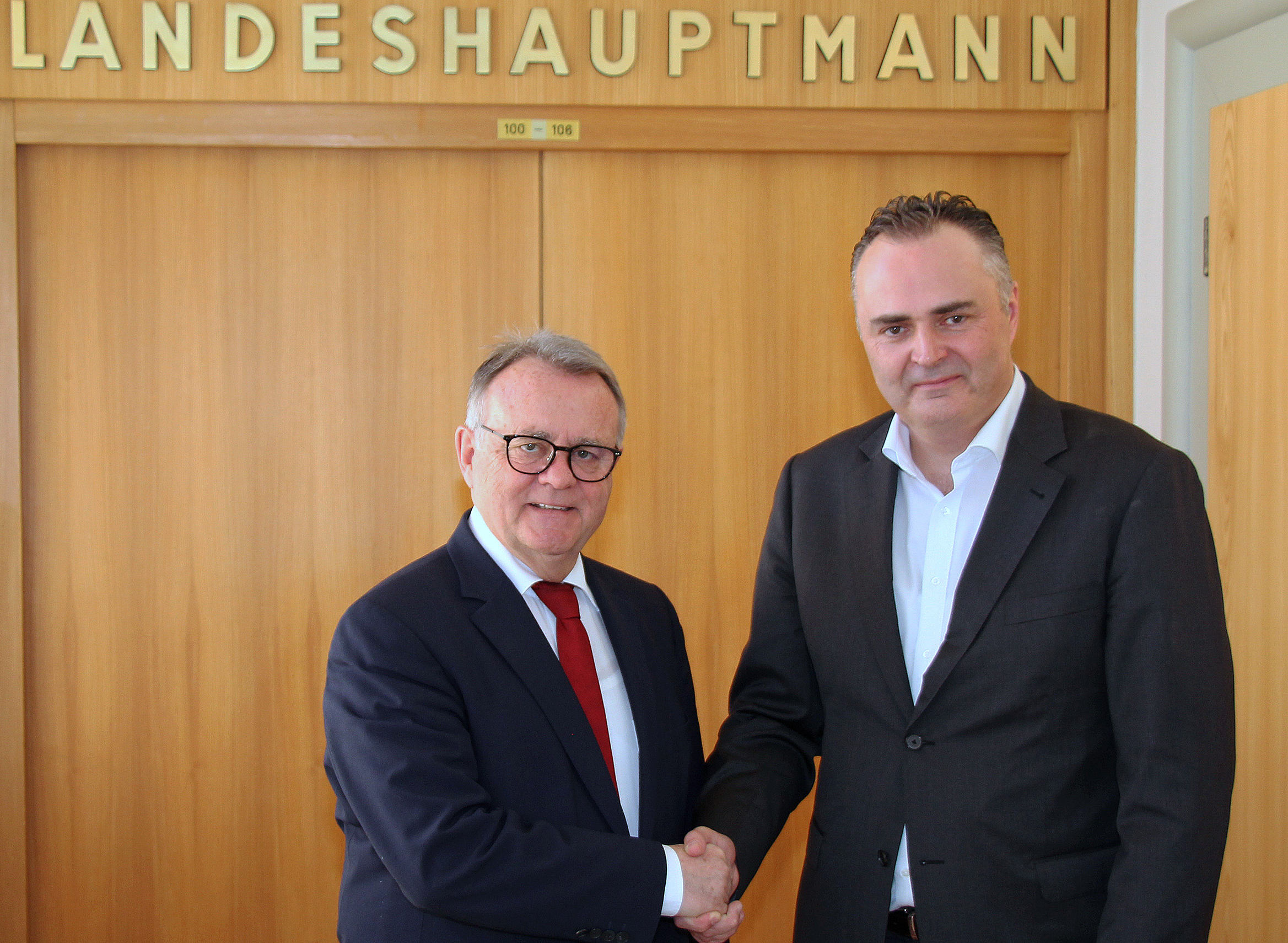 Am 28. Februar erfolgt die Amtsübergabe: Hans Niessl und Hans Peter Doskozil