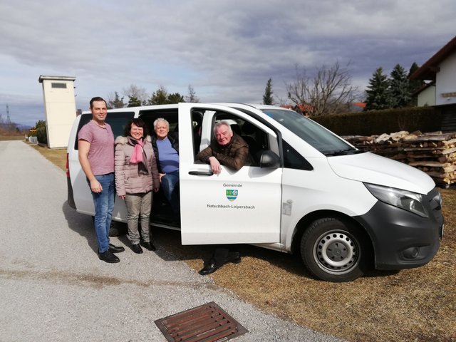 Mit dem Kleinbus zum Einkauf: eine Idee der FPÖ Natschbach-Loipersbach. | Foto: FPÖ Natschbach-Loipersbach
