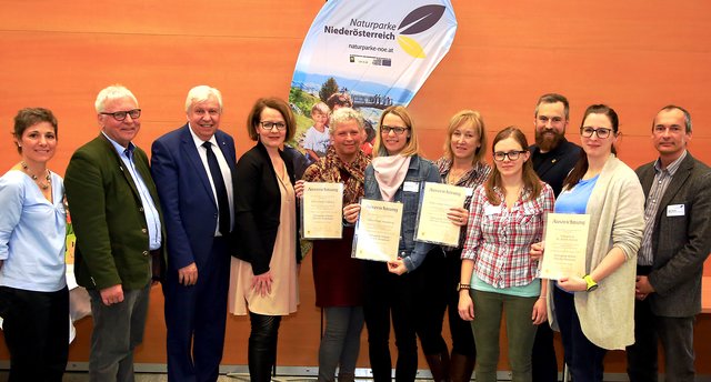 Erfolgreich zertifiziert: Die Naturpark-Schulen aus unserer Region. | Foto: Philipp Hebenstreit