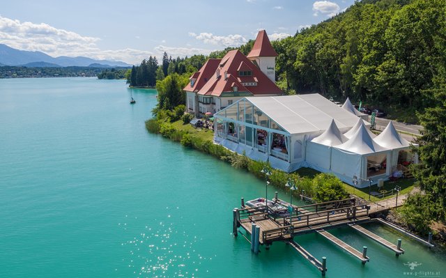 Die Location am Wörthersee von seiner besten Seite. | Foto: Kelag