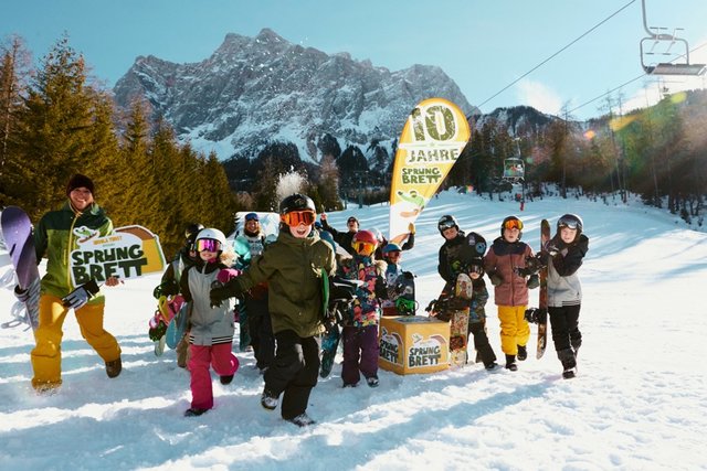 Die Kids waren mit großer Begeisterung in Ehrwald bei der Sache. | Foto: Anjuna Hartmann