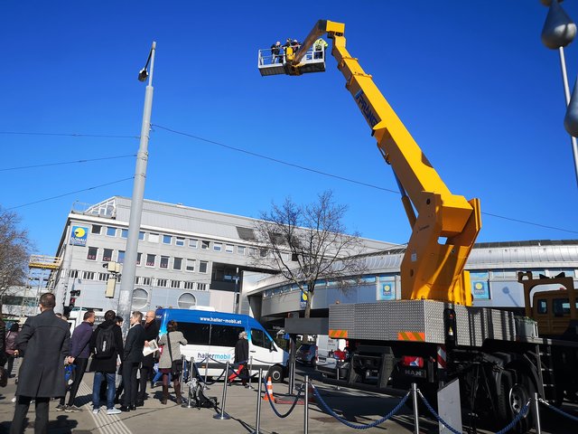 Das sich an der besagten Stelle befindliche Kunstwerk “Sonnenstrahl” soll dem Neubau weichen. | Foto: Nada Andjelic